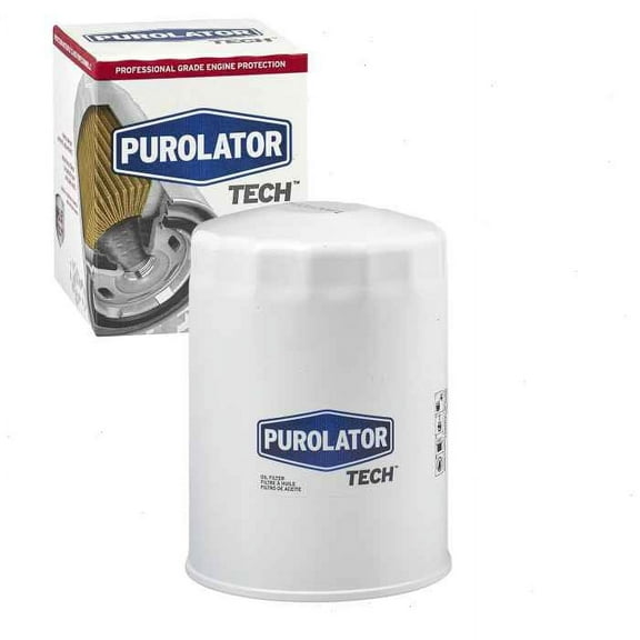 Purolator TECH Engine Oil Filter compatible with Lincoln Continental 3.8L 5.0L 5.8L 6.6L 7.0L 7.5L 7.6L V6 V8 1958-1987