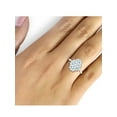 thumbnail image 3 of JewelersClub Aquamarine Ring Birthstone Jewelry – 1.50 Carat Aquamarine 0.925 Sterling Silver Ring Jewelry – Gemstone Rings with Hypoallergenic 0.925 Sterling Silver Band, 3 of 4