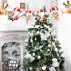 thumbnail image 5 of Banner de Navidad, banderines de Papá Noel, decoración de dibujos animados para Navidad, fiesta de Año Nuevo, decoración DIY, 5 of 5