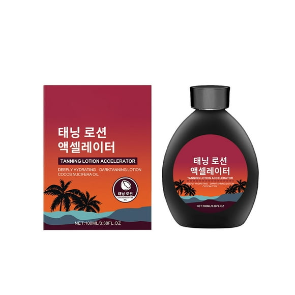 VOKE Tanning Boosting Lotion For Indoor Tanning Beds And Outdoor Sun Tan For Face Body And With Coconut Oil No Bronzer 100ml High Demand Products Low Competition Lift Skin Korean Face Care for Face