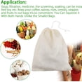 thumbnail image 3 of GGB-3 Pack Filter Bag with Drawstring, Disposable Small Mesh Bags for Cooking, 7.9 × 8.4 Inch, Soaking Medicinal Liquor, Tea Coffee Filter, DIY Craft Spices Storage, Weeding Party Favor—0516, 3 of 9