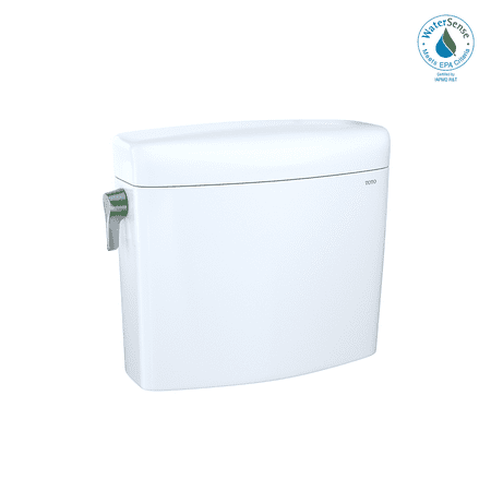  ( incomplete ) TOTO® Aquia IV® Cube Dual Flush 1.28 and 0.9 GPF Toilet Tank Only with WASHLET®+ Auto Flush Compatibility  Cotton White - ST436EMNA#01