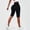 Black, variant on Womens Leggings Capri Workout with Lifting Fitness Running High Waisted Soft Pants for Yoga Gym