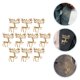 thumbnail image 2 of 10pcs alk broches retro ciervos corsages aleación navidad amortiguador regalo de Navidad, 2 of 5