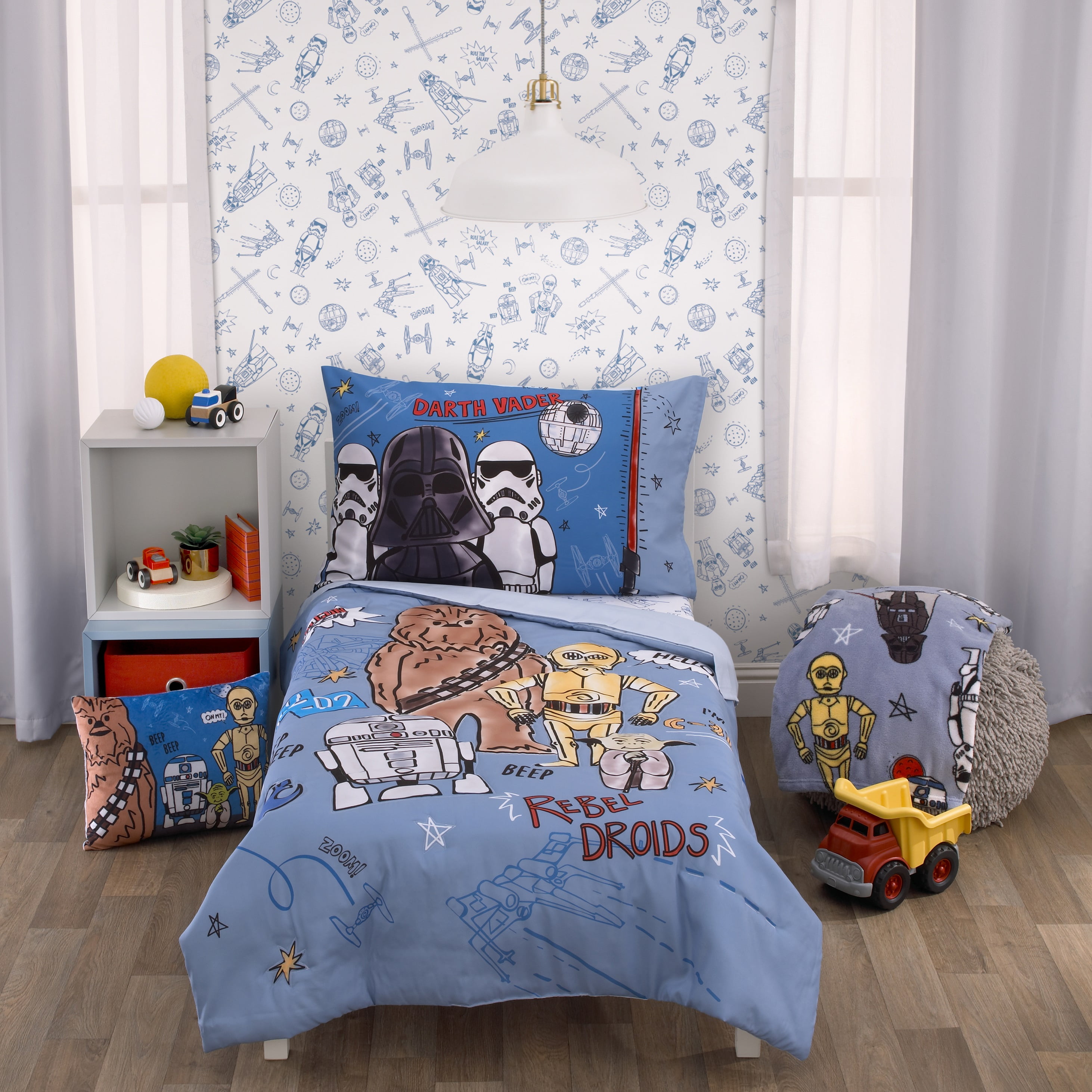 Comforter Pillow Harry Potter 4 Pc Toddler Bed Set Flat Sheet Fitted Sheet 