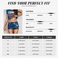thumbnail image 5 of Sikiie Dinosaur In Space Print Workout Shorts Women Scrunch Butt Gym Shorts Seamless High Waist Tummy Control Yoga Biker Athletic Shorts, 5 of 5