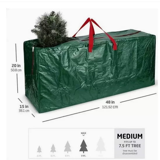 Bolsas de Regalo de Navidad, Bolsa de Almacenamiento de Necesidades Diarias para el Almacenamiento de la Decoración de Navidad, Bolsas de Regalo de Vacaciones Multifuncionales de Organización, Reusabl