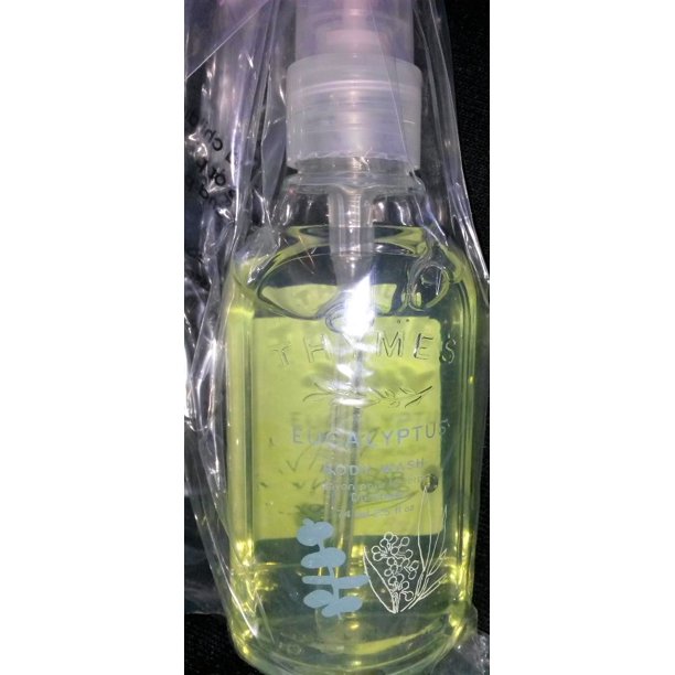 THYMES EUCALYPTUS BODY WAS BATH SHOWER GEL TRAVEL SIZE 2.5 fl oz