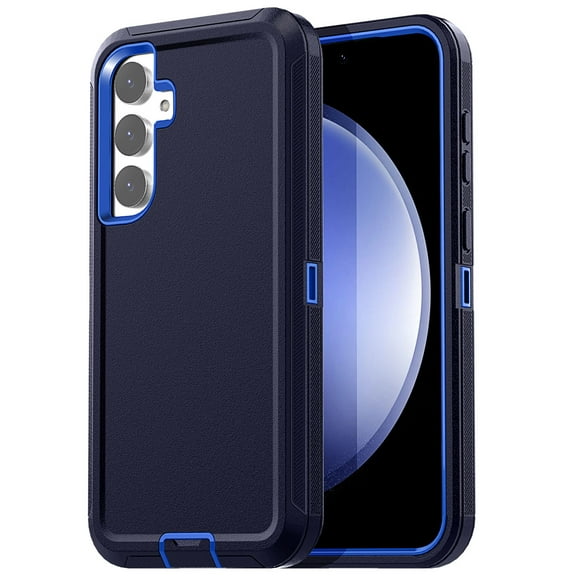 AICase For Samsung Galaxy S23 FE 5G Case Shockproof DropProof 3-Layer Rugged Heavy Duty Cover(Blue)