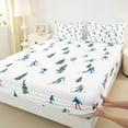 thumbnail image 3 of Feelyou Est Sleep Skiing Bed Sheets, Outdoor Sports Teen King Sheets, 4 Pieces, 3 of 7