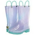 thumbnail image 2 of Western Chief Kids Glitter Ombre Lighted Rain Boot, 2 of 4