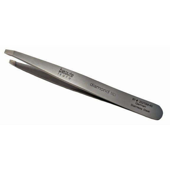 Professional Diamond Tip Eyebrow Tweezers
