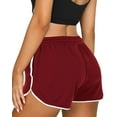 thumbnail image 4 of Womens Workout Shorts with Pockets Tie Dye Athletic Shorts Plain Lounge Shorts, 4 of 5