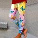 thumbnail image 1 of WILLBEST Leggings de Yoga Estampados para Mujer, de Cintura Alta, para Entrenamiento, Running, Deportes, Cómodos, Elásticos, control de Fitness, Ropa Deportiva Extra Grande, 1 of 4