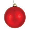 thumbnail image 1 of Vickerman N596803S 3 in. Christmas Red Shiny Ornament Ball - 32 per Box, 1 of 2