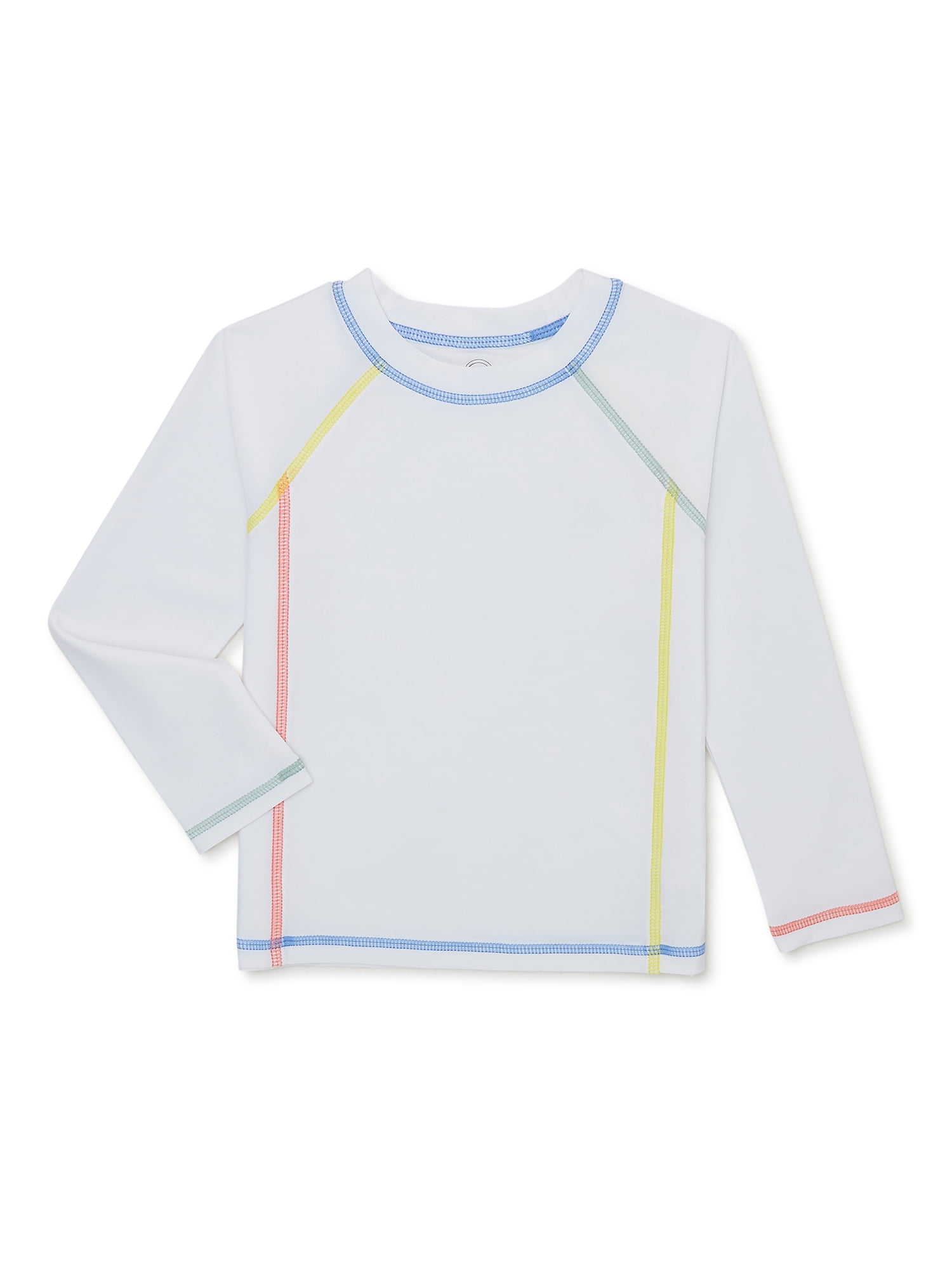 Wonder Nation Baby and Toddler Boy Long Sleeve Swim Rashguard, Sizes 12M-5T