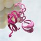 thumbnail image 3 of Anillo de serpiente dorado con estilo Ins, diseño geométrico creativo a la moda, hecho a mano, color rosa, apilable, 3 of 5