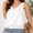 White, variant on Womens V Neck Casual Tank Tops Fit Sleeveless Summer Tops Shirts Blouses