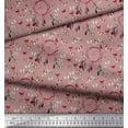 thumbnail image 3 of Soimoi polyester Crepe Fabric Dream Catcher & Butterfly Print Sewing Fabric Yard 52 Inch Wide, 3 of 3