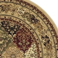 thumbnail image 5 of SAFAVIEH Lyndhurst Oliva Traditional Bordered Area Rug, Multi/Black, 5'3" x 5'3" Round, 5 of 6