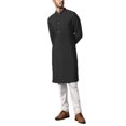 thumbnail image 1 of INCERUN Men's Muslim Tops Robes Long Sleeve Kaftan Top Button Down Robe Shirts, 1 of 4