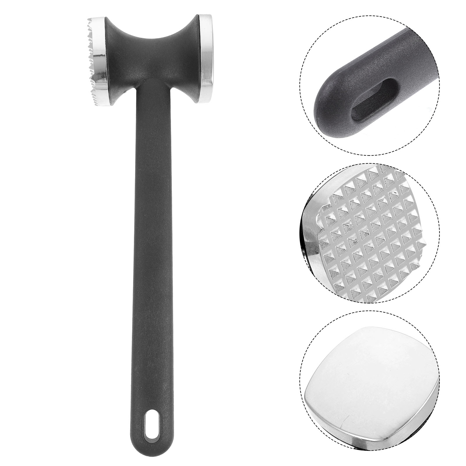 1Pc Meat Tenderizer Dual Sided Hammer Mallet Steak Beef Pounder Kitchen Tool - image 3 of 6