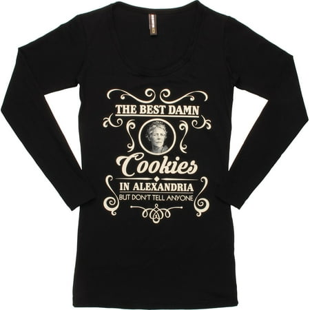 Walking Dead Best Cookies LS Juniors Tunic Shirt