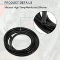 thumbnail image 6 of 1 Pcs Universal Silicone Vacuum Tubing Hose High Temperature 6FT 3/16" 4mm ID 3mm Thickness Automotive Vacuum Line 130PSI Max Pressure Black Silicone, 6 of 7
