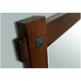 thumbnail image 2 of InFurniture WK8242M-BR 42 in. Rustic Wood Framed Mirror in Brown Driftwood - 42 x 36 in., 2 of 2