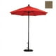 California Umbrella EFFO758-F76 7,5 Pi Marché de Fibre de Verre Complète Poulie Parapluie Ouvert Sésame Noir-Oléfine-Tissé – image 1 sur 1
