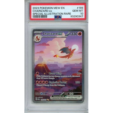 Pokemon Scarlet & Violet 151 Illustration Rare Charizard ex (PSA 10)