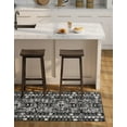 thumbnail image 5 of Unique Loom Portland Collection Area Rug - Depoe (2' 2" x 8' Runner Black and White/Black), 5 of 10