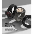 thumbnail image 3 of Ringke Bezel Styling Compatible with Samsung Galaxy Watch 5 Pro 45mm Case, Adhesive Frame Ring Cover Anti Scratch [Stainless Steel] Protector Accessory - 45-96 (ST) Silver + Black, 3 of 7