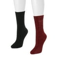 thumbnail image 5 of MukLuks Women's Crew Socks, 2-Pairs, 5 of 5