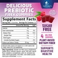thumbnail image 3 of Fiber Gummies – Sugar Free Prebiotic Plant-Based Fiber 4g per Serving Supplement - Improved Soluble Formula Supports Digestive Health & Regularity - Non-GMO, Natural Berry Flavor Chewable, 60 Gummies, 3 of 10