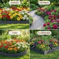 thumbnail image 4 of Galvanized Steel Landscape Edging – 5-Pack 39x8.15in Weather-Resistant Bendable Garden Edging with Shark Spikes, Heavy Duty Metal Lawn Edging for Flower Beds, Yards, Pathways, 4 of 9