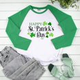 thumbnail image 4 of Spring Tops for Women Raglan Long Sleeved Top New Raglan Saint Dwarf Print Spliced Oversized Tshirts for Women White XL, 4 of 4