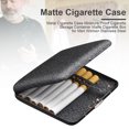 thumbnail image 2 of Metal Cigarette Case Moisture Proof Cigarette Storage Container Matte Cigarette Box for Men Women Stainless Steel, 2 of 9