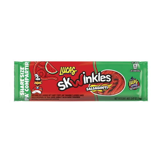 Lucas Skwinkles Salsagheti Watermelon Share Size, 2.47 oz, 1 Count