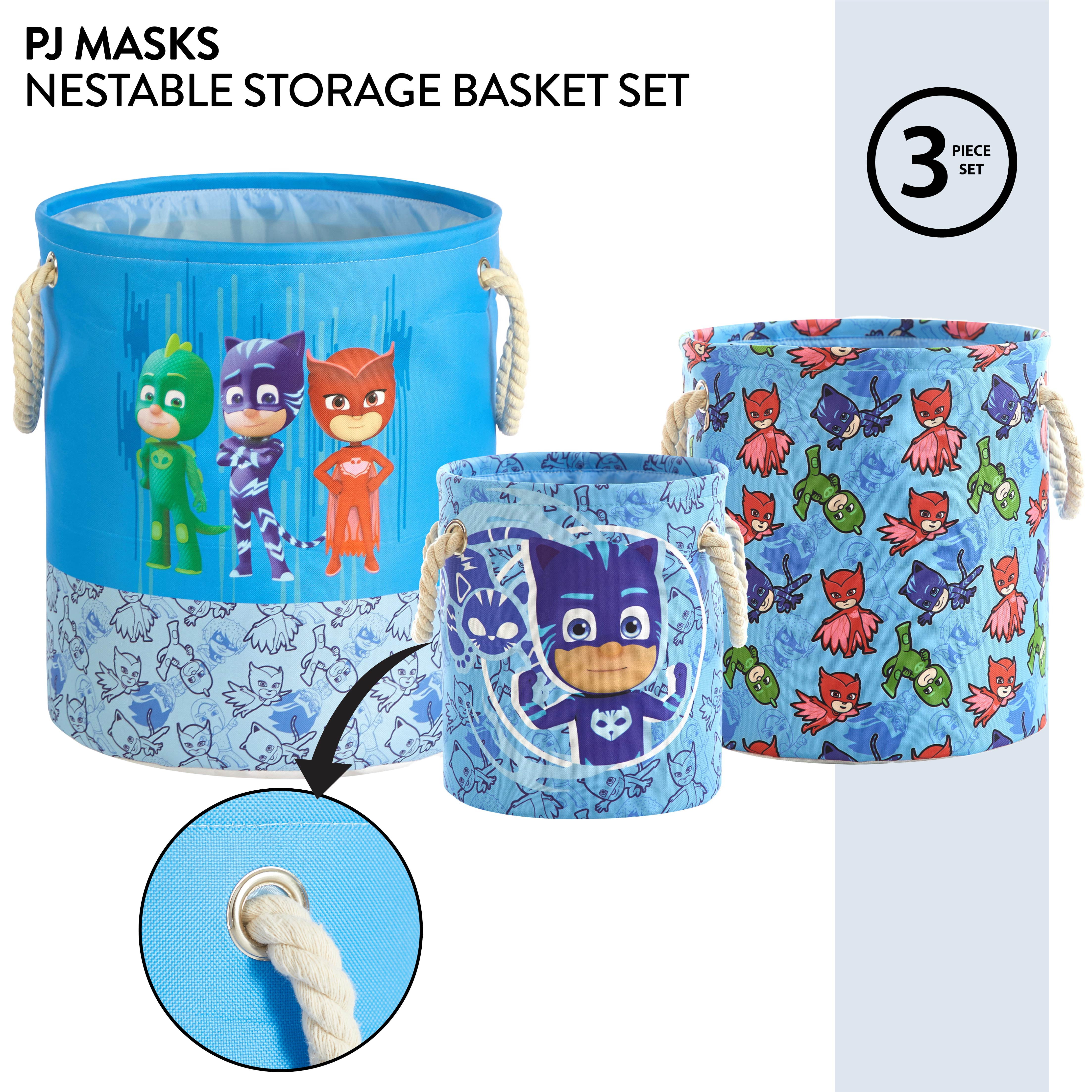 Blues Clues Kids Fabric Round Nestable Storage Bin Set, 3-Piece