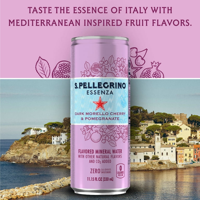 S.Pellegrino Essenza Sparkling Dark Morello Cherry & Pomegranate