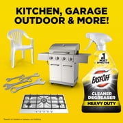 Easy-Off Heavy Duty Degreaser, Removes Grease & Grime, For Kitchen, Garage, Outdoor & More 32oz