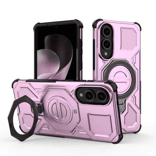 Funda GANGXUN para Samsung Galaxy S25 Edge , magnética, ligera, soporte 360°, antigolpes