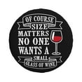 thumbnail image 2 of Bingfone Wine Funny Spare Tire Cover Weatherproof Universal Wheel Protectors For Rv Camper Travel Trailer Suv Truck 15 Inch, 2 of 9