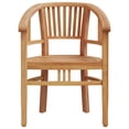 thumbnail image 3 of vidaXL 3 Piece Garden Dining Set Solid Wood Teak, 3 of 5