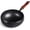 Smooth Surface, variant on Japanese Cast Iron Wok Pan - Uncoated Healthy Cooking Pot with Lid, Hand Hammered Non Stick Frying Pans Made in Japan (Hand-Hammered,7.9'')