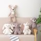 thumbnail image 5 of Juguete de patas largas súper suave para bebés, conejito rosa, gris, oso, perro, elefante, unicornio, animales de peluche, muñeca para niños, 5 of 5