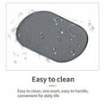 thumbnail image 5 of 6-color available pet meal MATS, dog eating MATS, pet dog feeding MATS, silicone material, oval shape, easy to clean, 5 of 9
