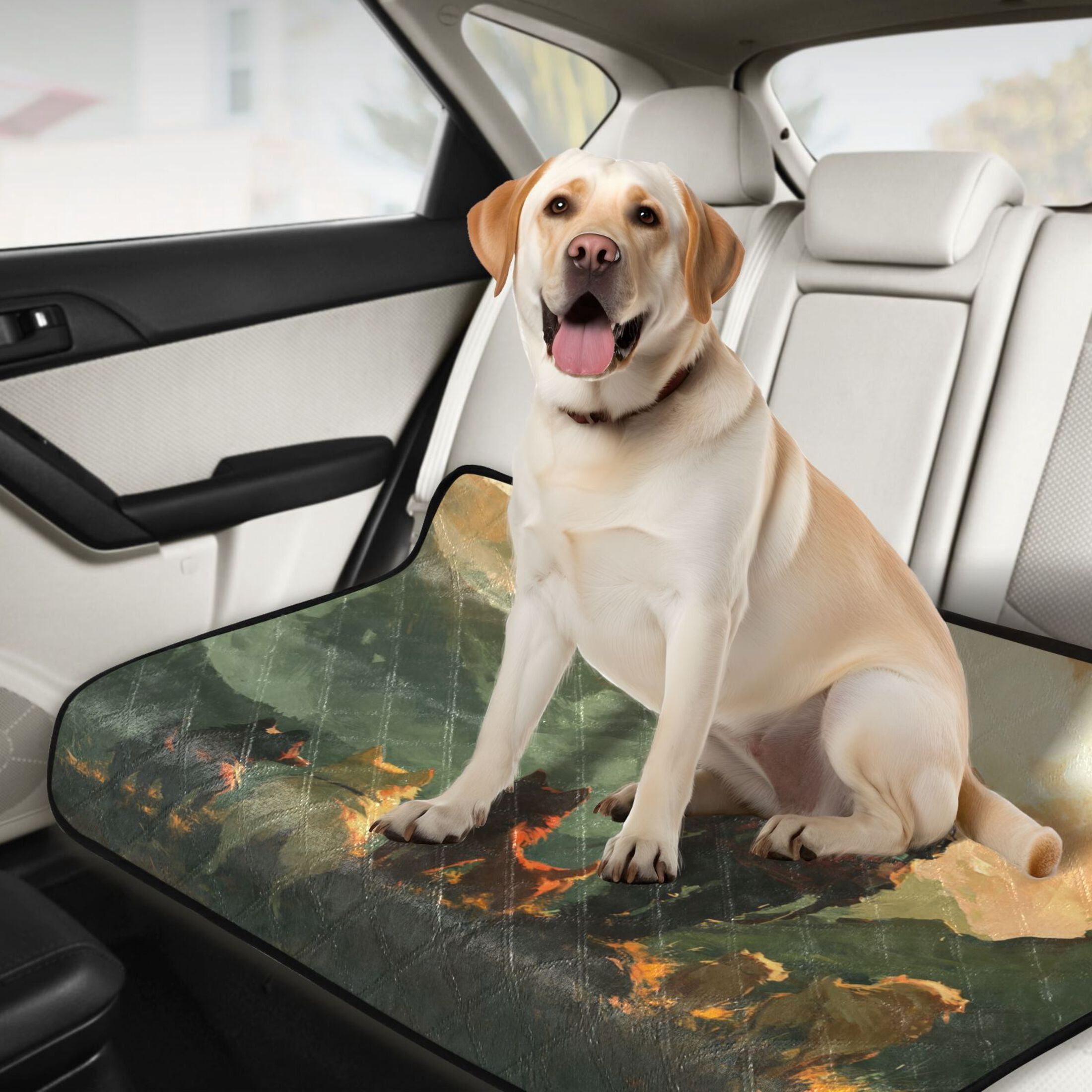 Qxltty Homeless Man and Dog Cat litter Pads Pet Set of 3 Diaper Mats Center Anti-leakage Layer Absorbent Soft and Comfortable