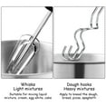 thumbnail image 6 of Gymax 200W 5-Speed Hand-free Stand Mixer w/ Dough Hooks & Beaters Stainless Steel Bowl, 6 of 7